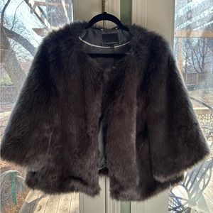 Banana Republic Faux Fur Jacket/Cape
